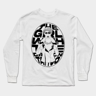 "the Girl with the Dragon Tattoo" Lisbeth Emblem Long Sleeve T-Shirt